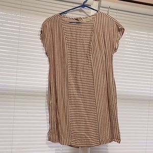 Striped shift dress
